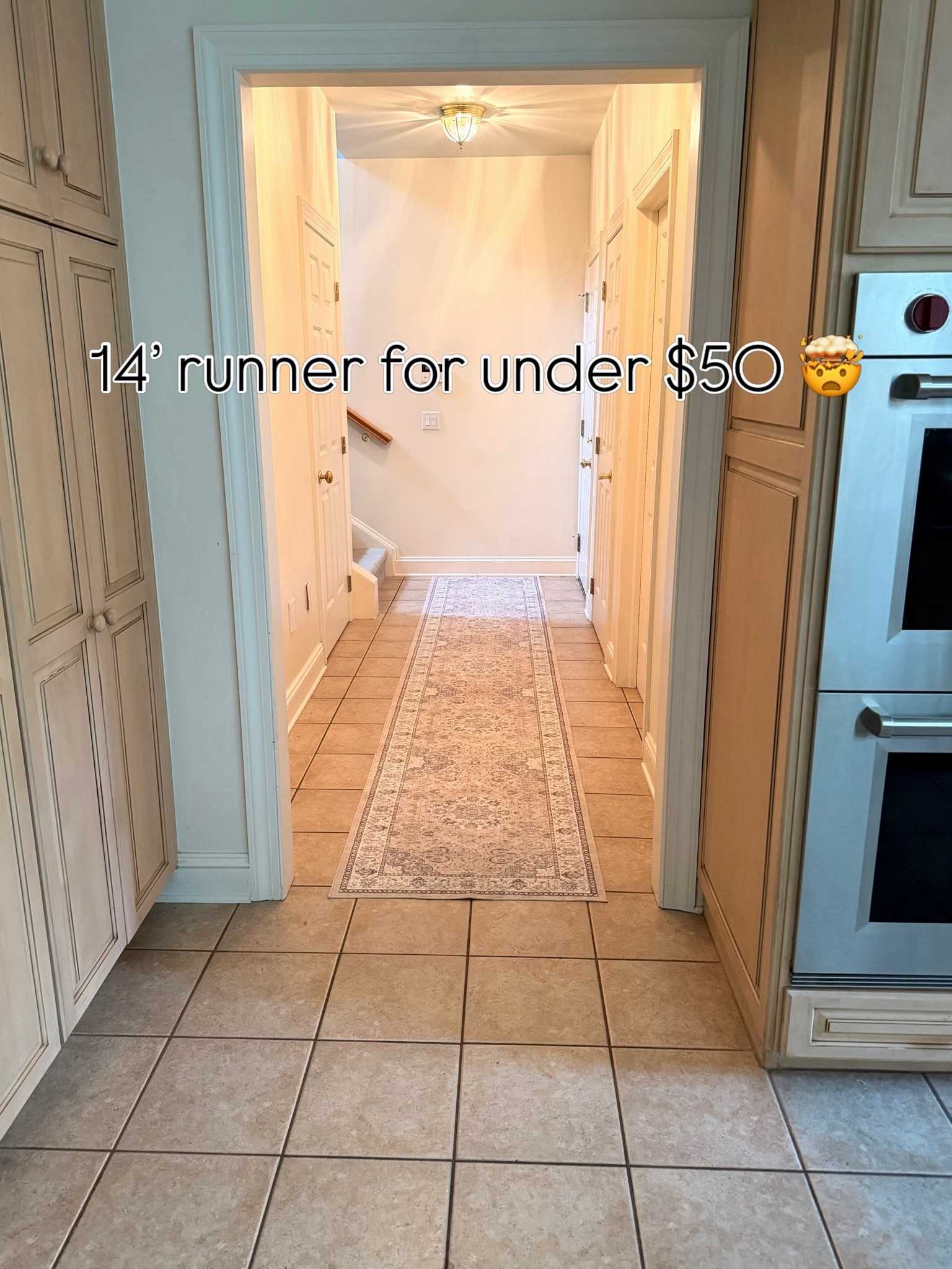 Needed something for the hallway from the garage because dirty shoes + new floors are not the vibe
Found this 14' runner on Amazon for under $50 and honestly it works perfectly back here. Neutral, easy to clean, and long enough to actually make sense for the space.
Linking it because the price surprised me
"runner" and I'll send it!
Comment
#amazon #runner #entryway #amazonhomefinds

#LTKHome #LTKMothersDay #LTKdayinmylife