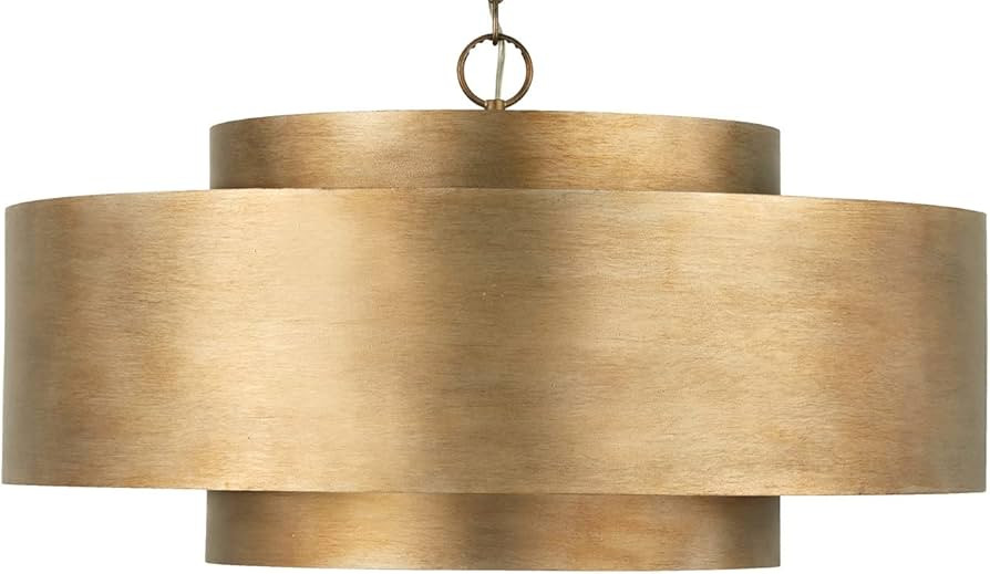 Capital Lighting 339091ML Jude Modern Geometric Bold Metal Drum Pendant, 9-Light 540 Total Watts,... | Amazon (US)