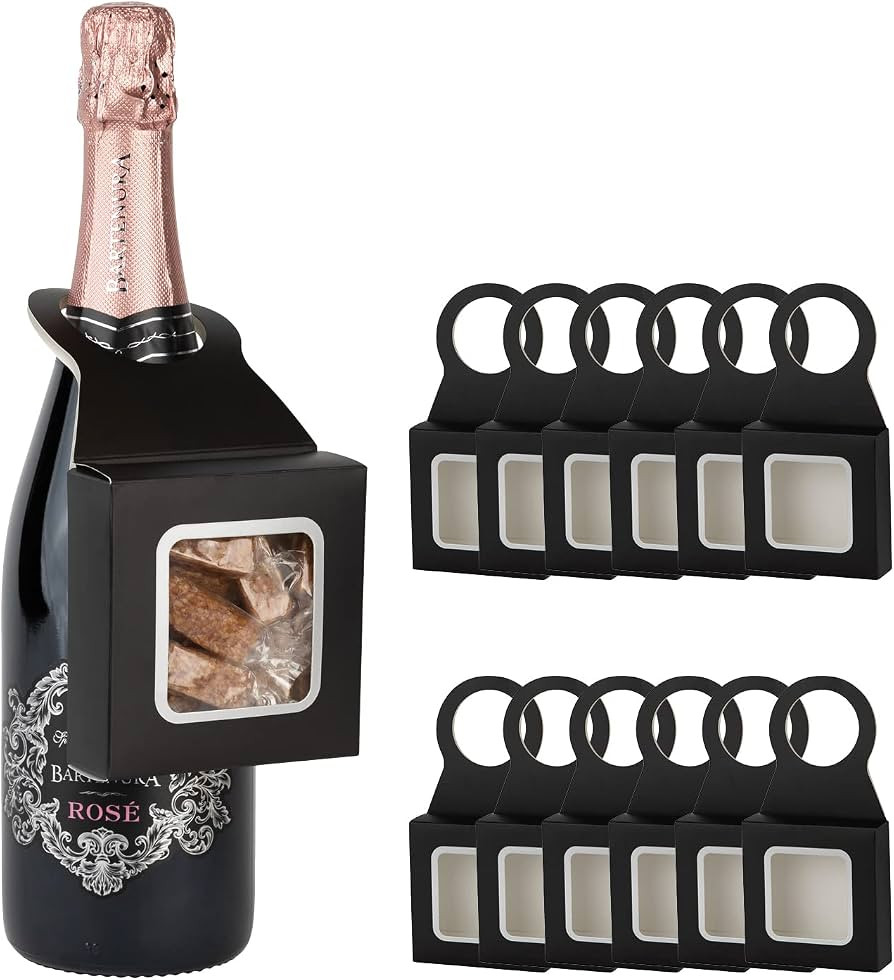 Hammont Wine Bottle Gift Box Hanger - Wine Box Accessories, 12 Pack Hanging Décor for Glass Bott... | Amazon (US)