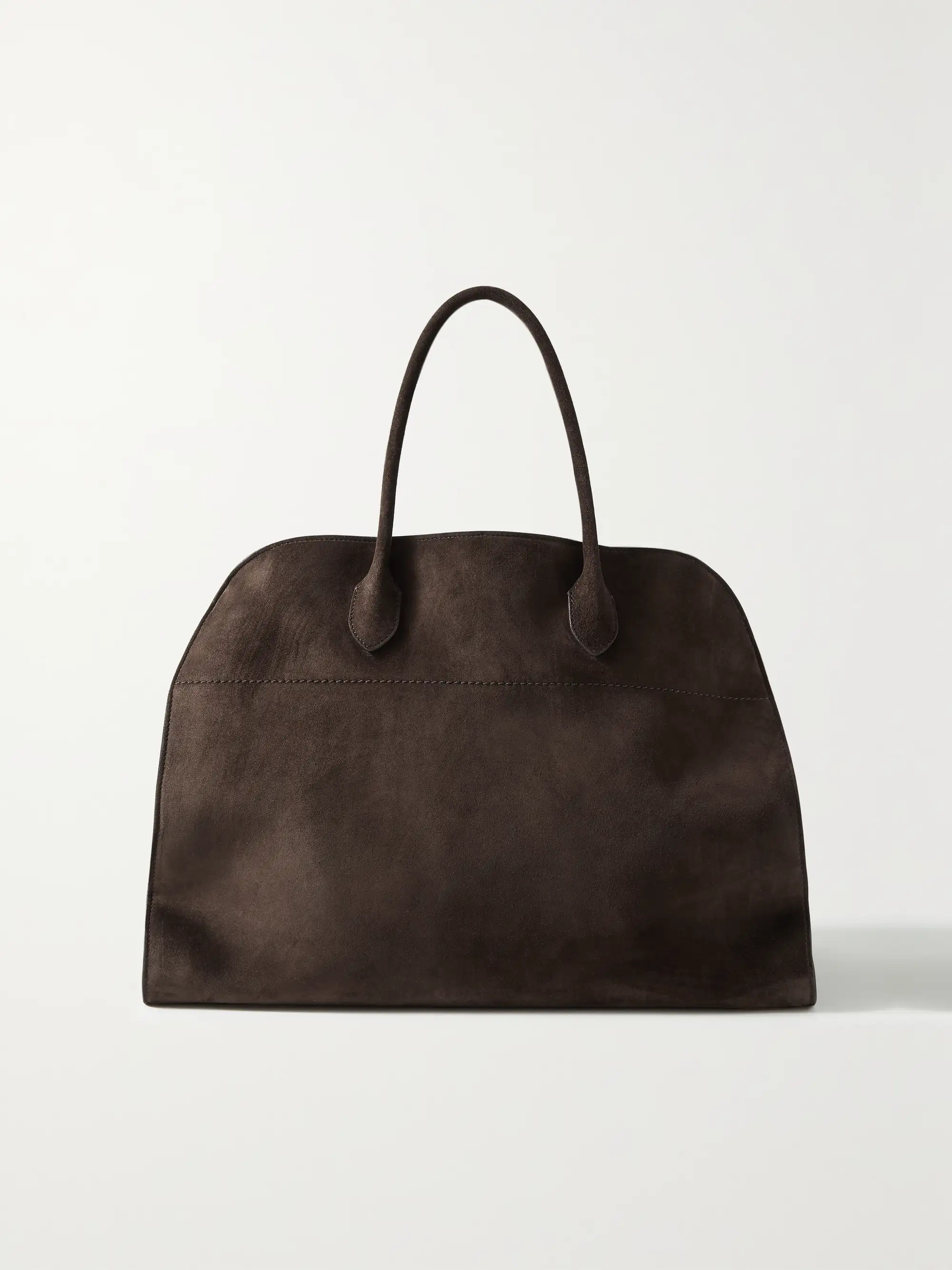 Margaux 17 buckled suede tote | NET-A-PORTER (UK & EU)