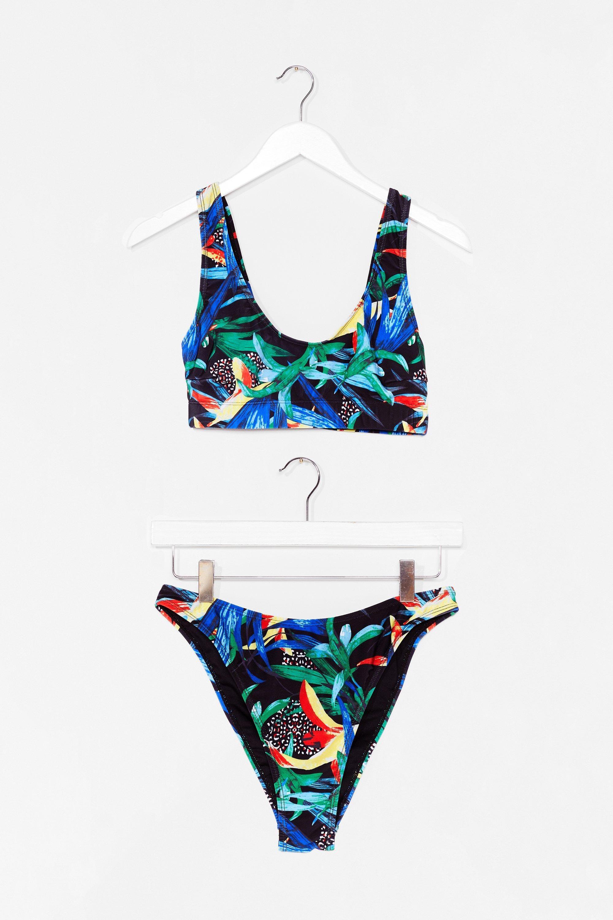 Back to 1999 Tropical High-Leg Bikini Set | NastyGal (US & CA)