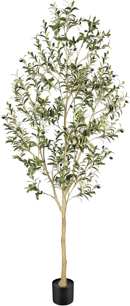 Realead Faux Olive Tree 7ft with Authentic & Realistic Appearance | Amazon (US)