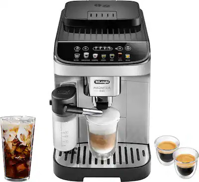 De'Longhi - Magnifica Evo Espresso Machine with Automatic Milk Frother for Hot and Iced Lattes, C... | Best Buy U.S.