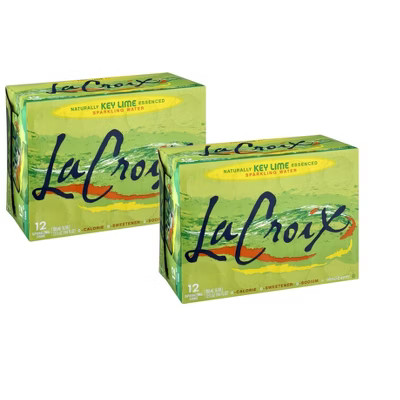 La Croix Key Lime Sparkling Water - Case of 2/12 pack, 12 oz | Target