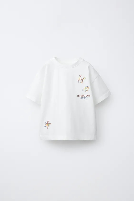 EMBROIDERED T-SHIRT | Zara US