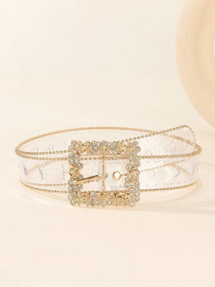 See theough belt  | SHEIN