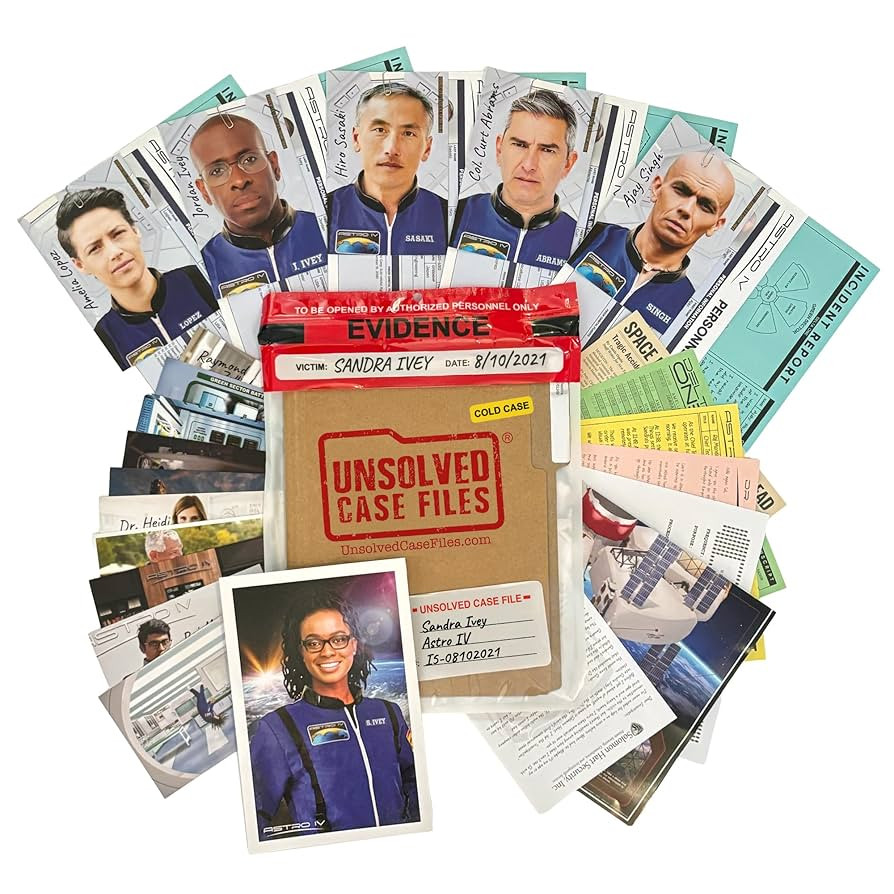 Unsolved Case Files | Ivey, Sandra - Cold Case Murder Mystery Game | Can You Solve The Crime? | Amazon (US)