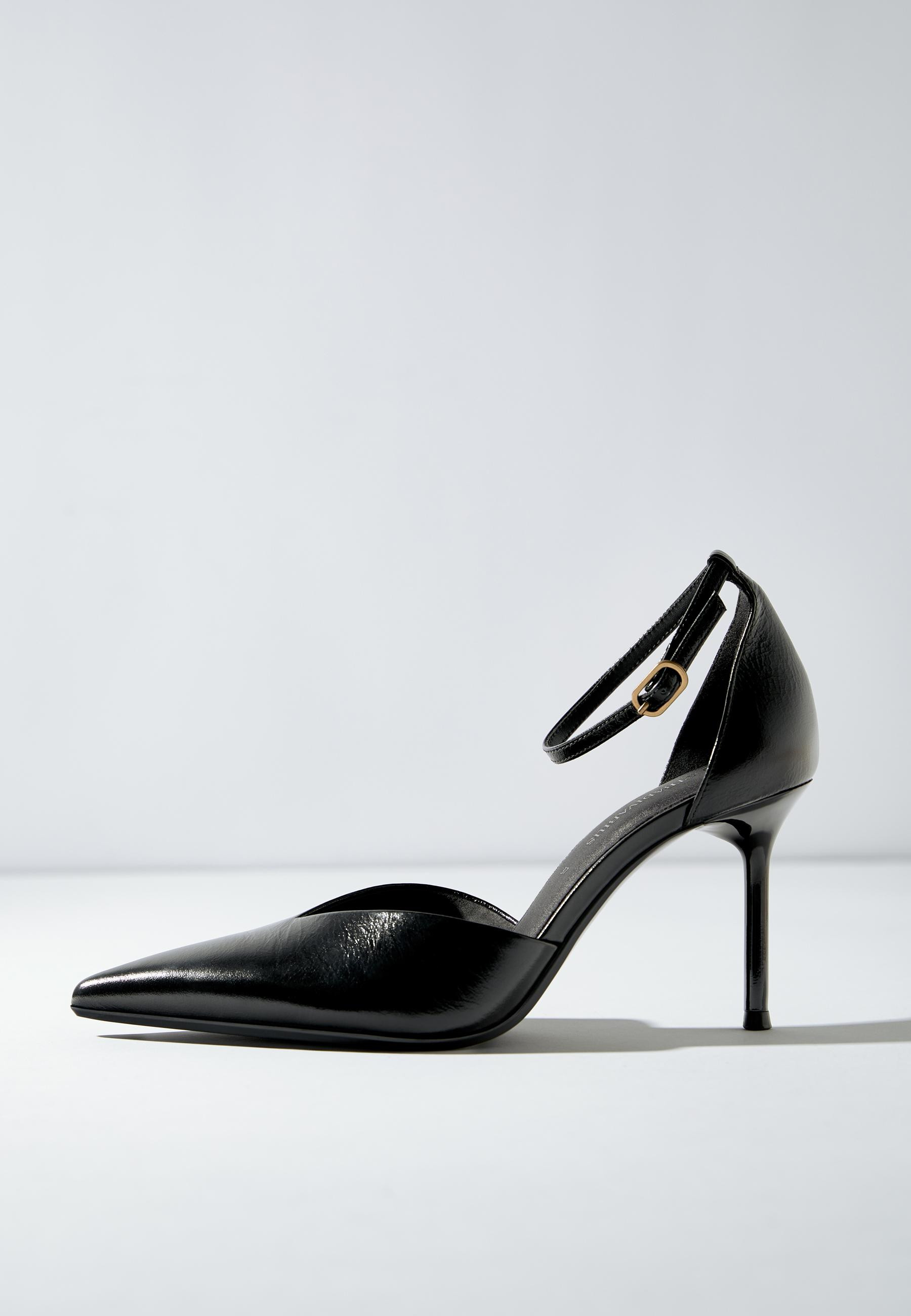 Leather heeled shoes - Women's Just in | Stradivarius United Kingdom | Stradivarius (UK)