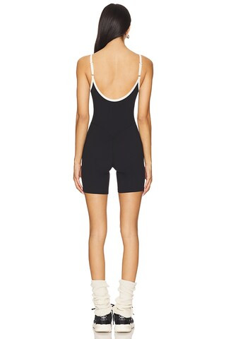 The Shorts Onesie in Black & Crme | Revolve Clothing (Global)