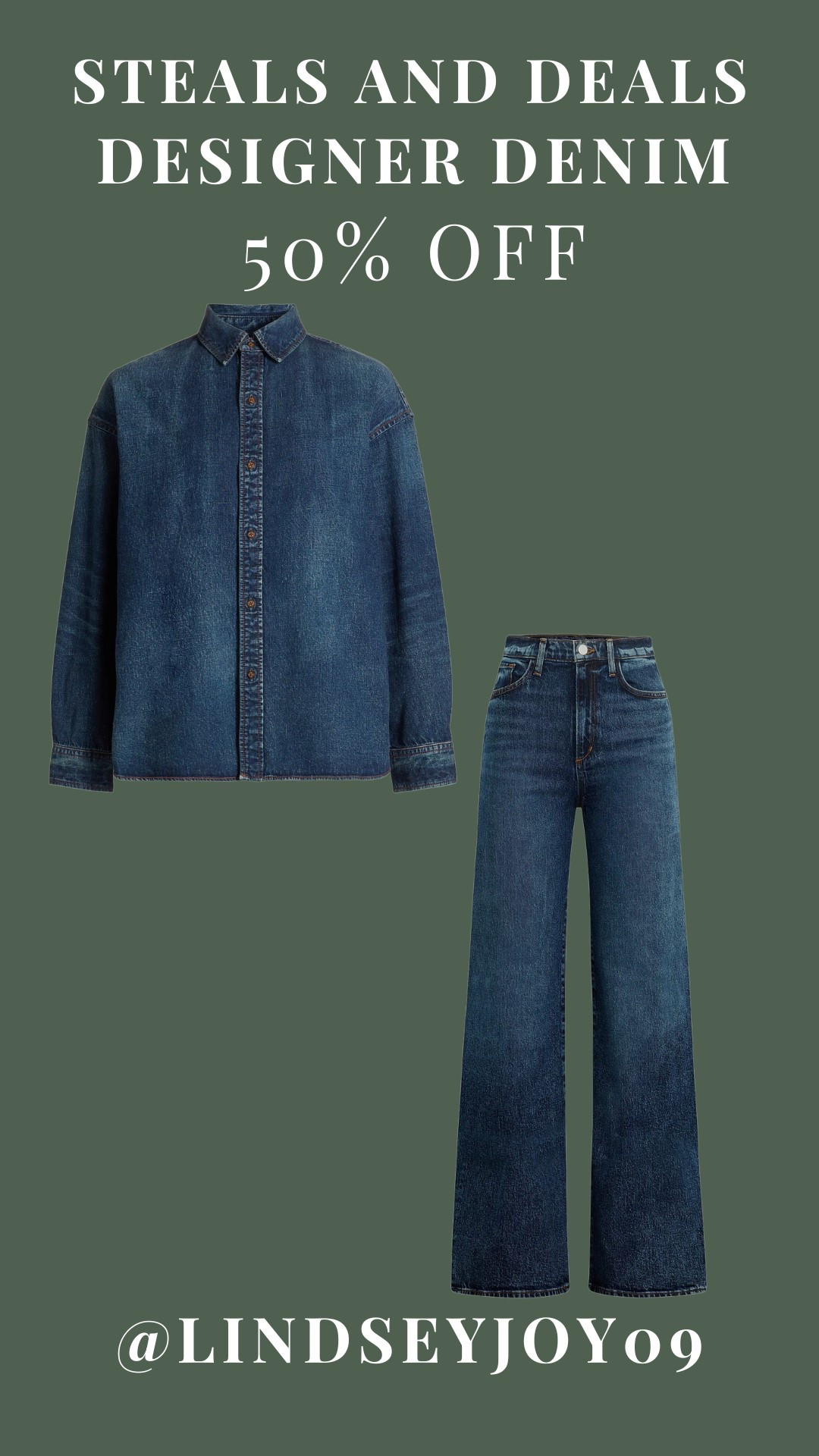 Designer denim 50% off #joesjeans #denim #saks

#LTKStyleTip #LTKSaleAlert