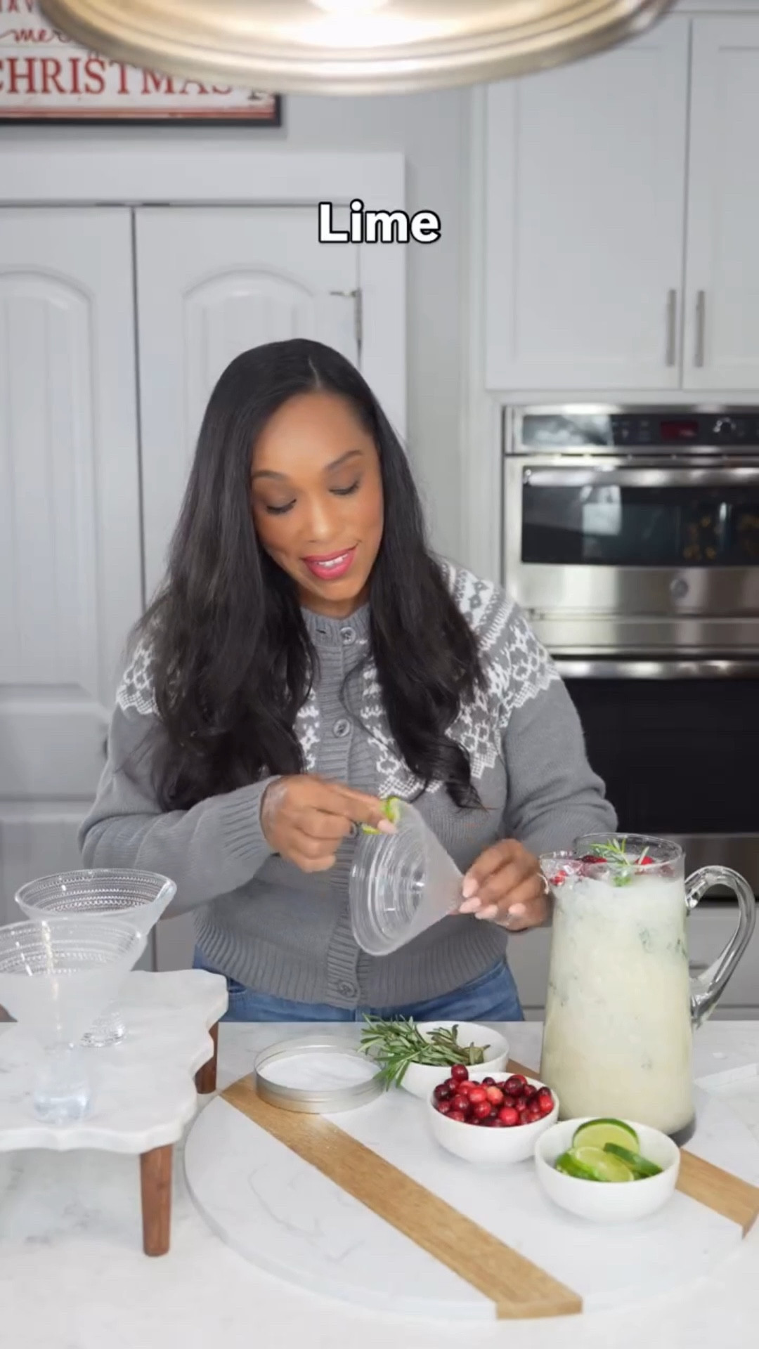 Winter Snow Margarita ❄️☃️🍸

✨[Save this post]✨

This is the perfect Margarita for the Winter or Holidays.

Here is what you need:

12 ounces clear tequila 
12 ounces white cranberry juice
8 ounces clear orange liqueur (I used @grandmarnierusa )
8 ounces lime juice
8 ounces coconut rum
8 ounces coconut milk
4 ounces simple syrup

Garnish: 
Rosemary
Lime
Fresh Cranberries
Powdered sugar

Rim:
Lime
Sugar & Salt

Instructions:

Add everything into a large pitcher and mix together. 

Pour over ice, garnish with fresh cranberries, lime, rosemary, and powdered sugar

Enjoy!

✨Comment “Hosting” and I’ll send you the link to this pitcher, which is perfect for large batch margaritas.

#winterdrinks #holidaydrinks #margaritarecipe #easyrecipe #cocktails