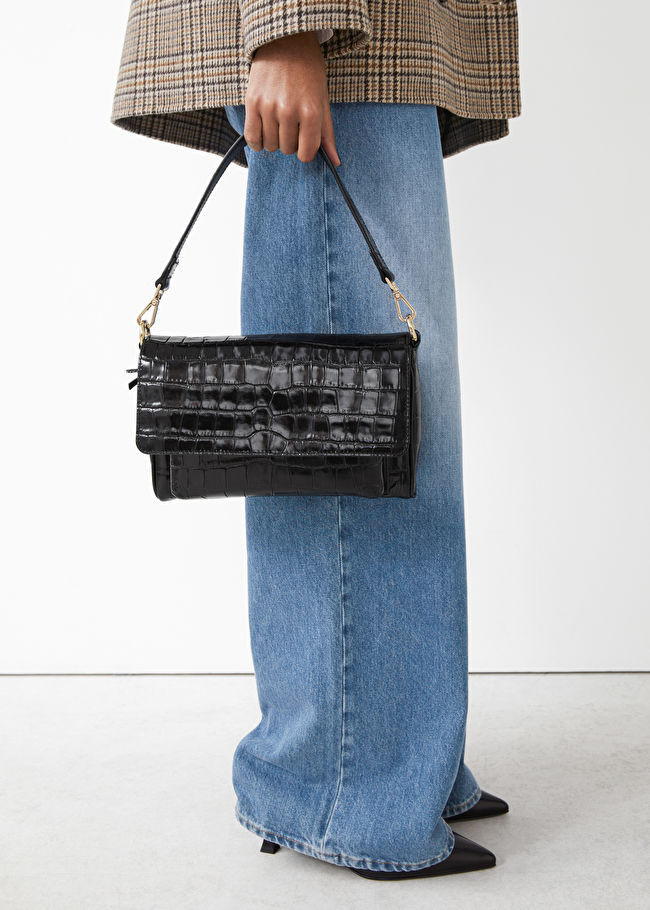 Sac bandoulière en cuir | & Other Stories US