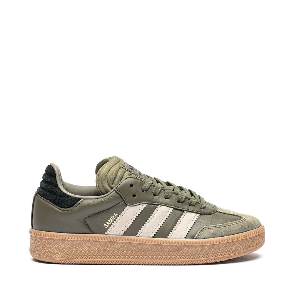 adidas Samba XLG Athletic Shoe - Olive Strata / Wonder Beige / Gold Metallic | Journeys