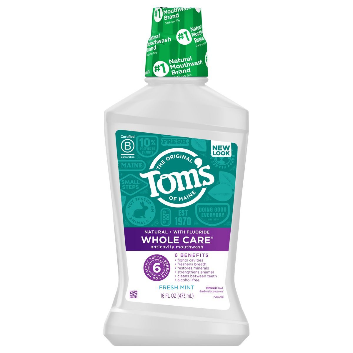 Tom's of Maine Whole Care Mouthwash - 16 fl oz | Target