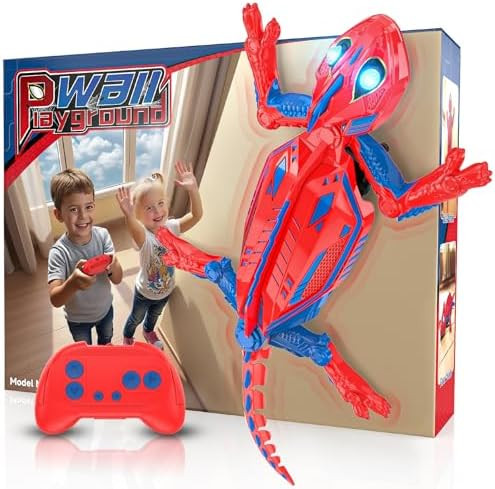Wall Climbing Remote Control Chameleon, Remote Control Robot Kids Toys, 360° Rotating RC Stunt C... | Amazon (US)