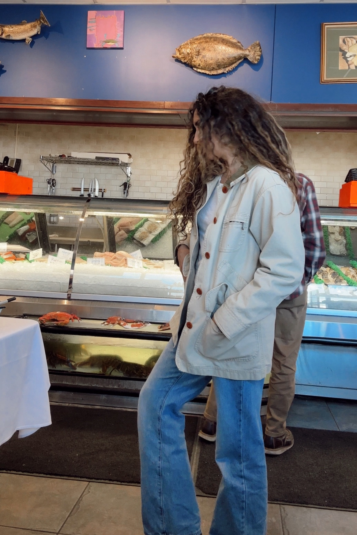 Fisherman core at its finest in my LL Bean chore coat at the fish market! #fishermanaesthetic #chorecoat #llbean

#LTKSeasonal #LTKWorkwear #LTKStyleTip