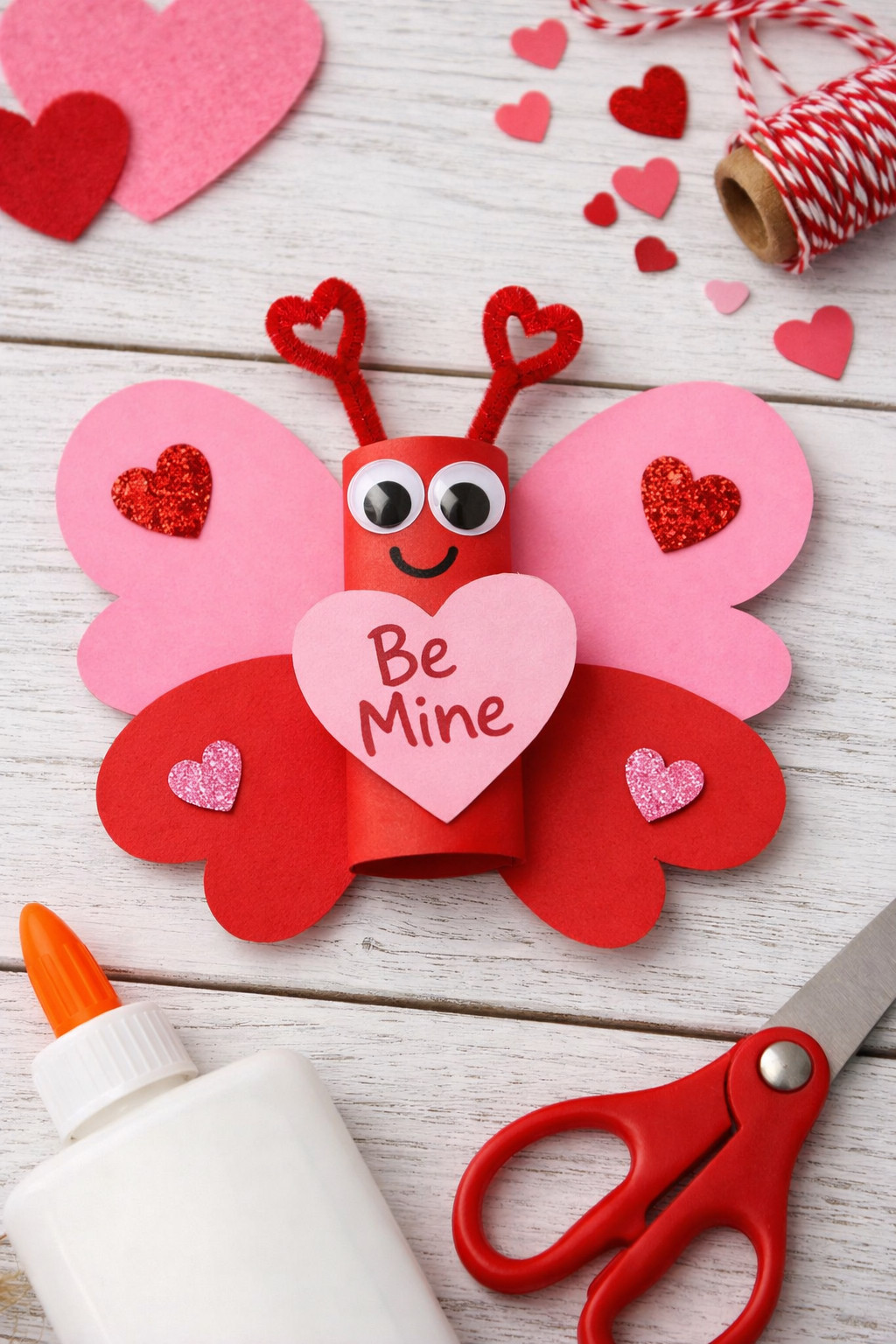  Cute and easy craft for Valentine’s Day! Super cute and easy for your kiddos! 
.
Supplies:
🤍 toilet paper holder or cardstock red paper (body)
🤍 pink and red cardstock for the hearts
🤍 pink and red glitter cardstock for the hearts
🤍 red pipe cleaners
🤍 googly eyes 
🤍 black marker 
🤍 glue and scissors! 
.
.
.
#valentinesdaycrafts #valentinesdaycraft #valentinesday #kidcrafts #valentinecrafts

 

#LTKValentine