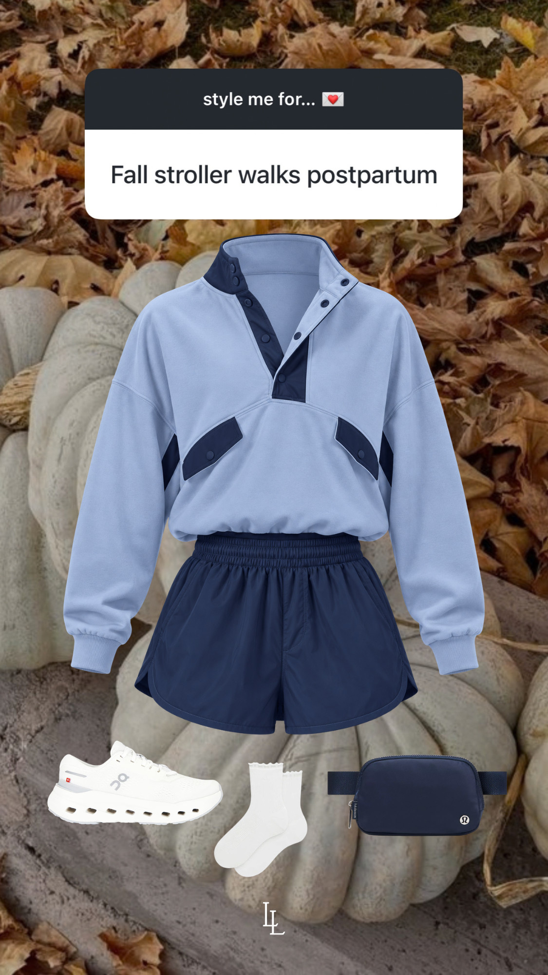 fall stroller walks postpartum!  

 #LTKootd #LTKBaby