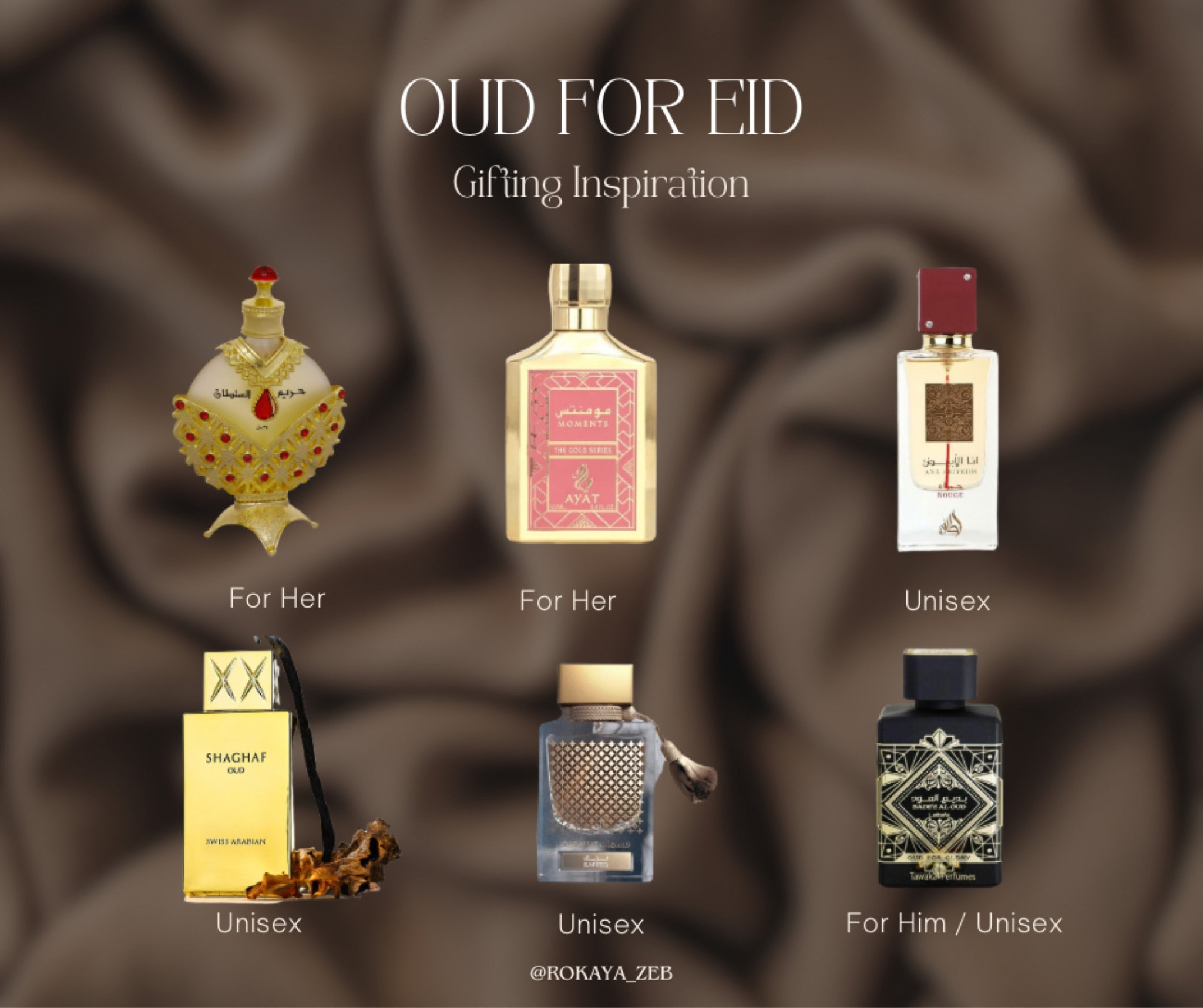 Oud for Eid - affordable gifting inspiration for Eid, birthday all occasions. My favourite fragrances you can buy with eyes closed 

#LTKGala #LTKbeauty #LTKwedding