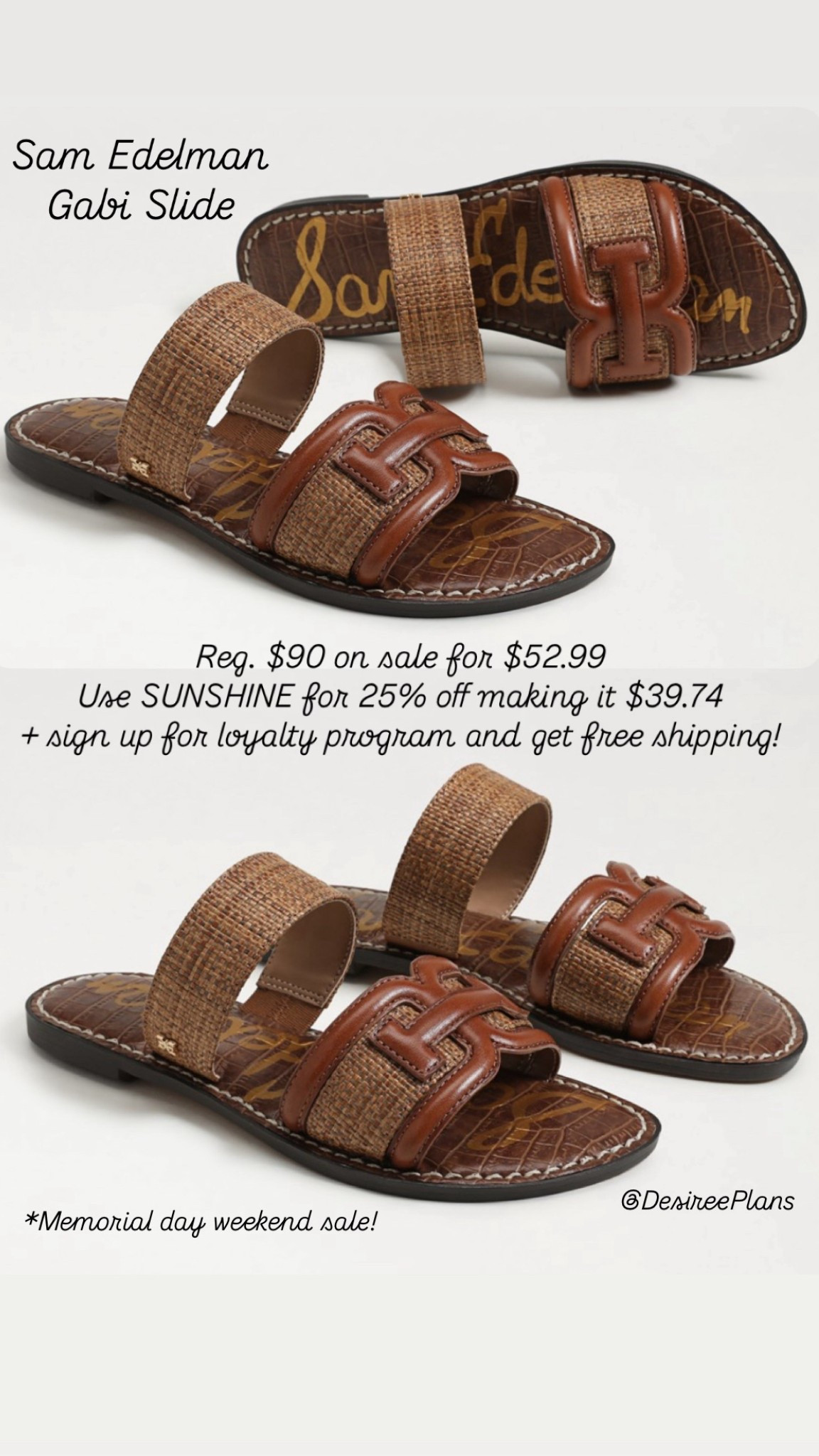 Sam Edelman Gabi Slides

Memorial Day Sale | sandals | summer | slides | gifts for her 

#LTKSaleAlert #LTKSeasonal #LTKFindsUnder50