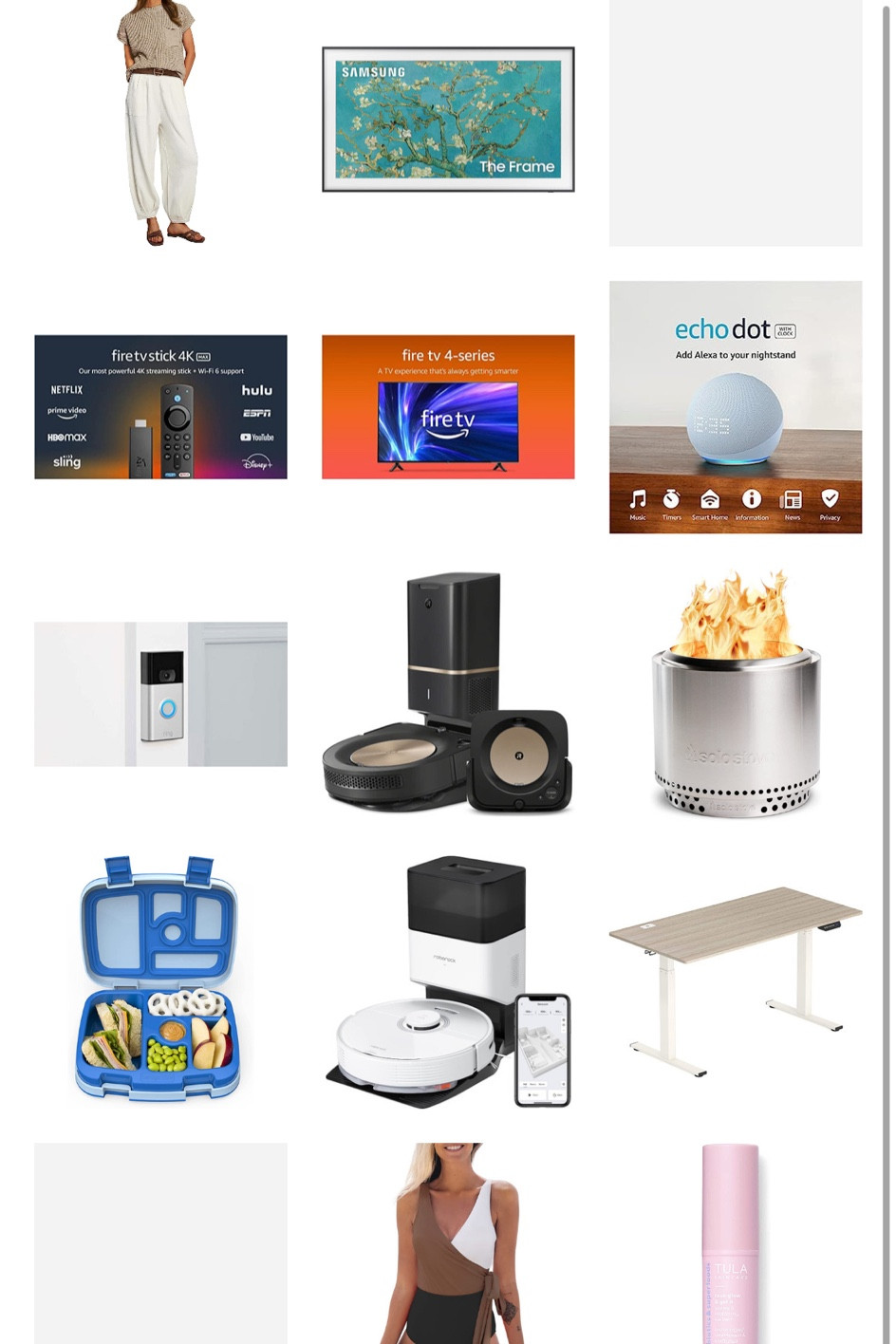 Amazon prime day finds
Ring doorbell
Frame TV
Roomba vacuum


#LTKsalealert #LTKxPrimeDay