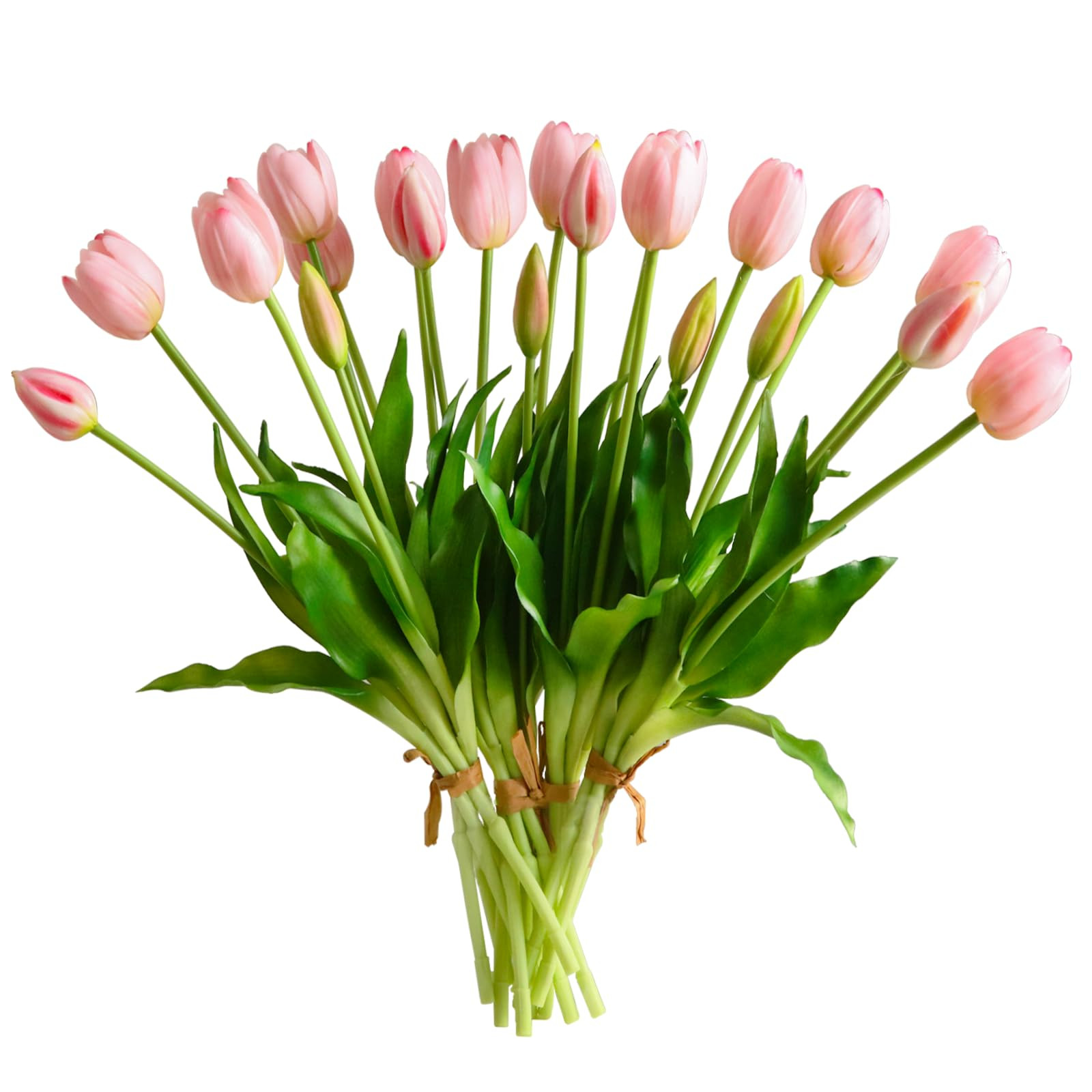 DAYHAP Artificial Flowers 20pcs Fake Tulips Real Touch, Faux Latex Tulips Flowers with Gift Box S... | Amazon (CA)