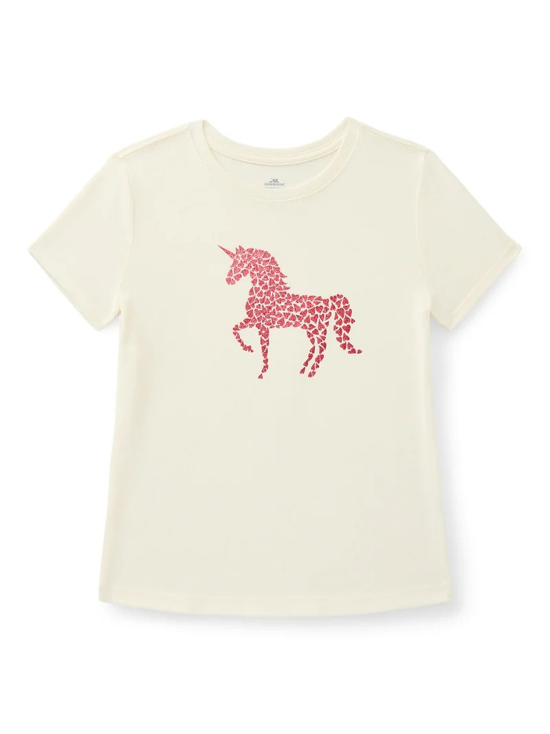 Valentine's Day Girls Graphic Tee from Way To Celebrate, Sizes 4-18 | Walmart (US)