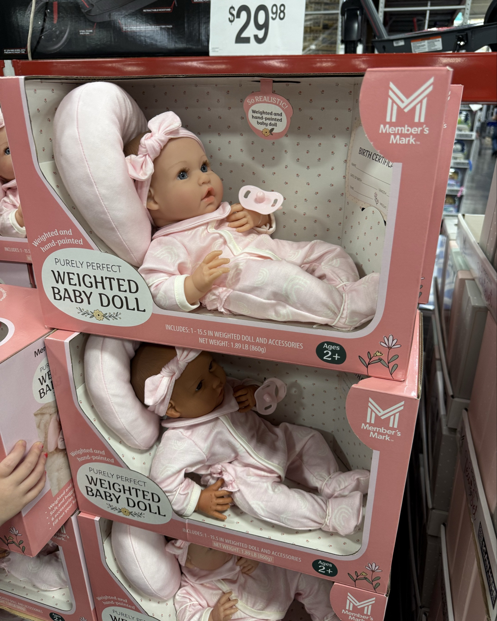 My daughter almost wouldn’t let me leave without this adorable baby doll! She is weighted & hand painted! 

#LTKKids #LTKFamily