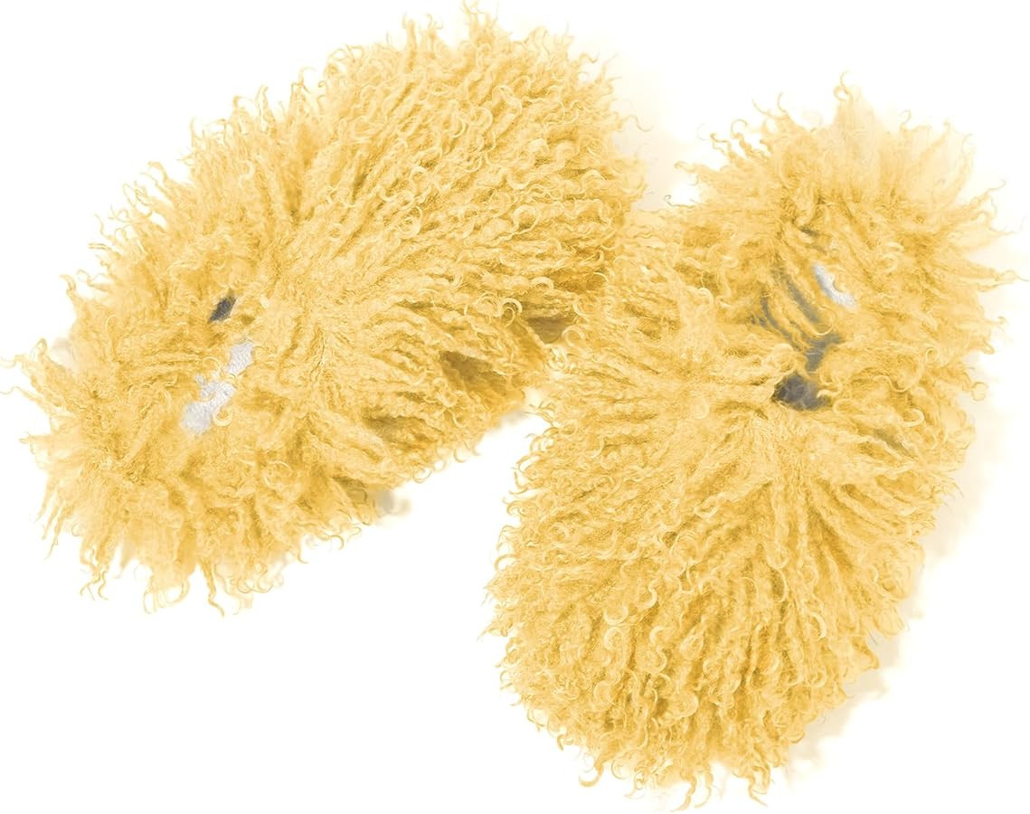 GOKTOW Fluffy Furry Slippers for Women - Non-Slip Warm Fuzzy Fluffy Slides, Indoor Home Quick Tri... | Amazon (US)