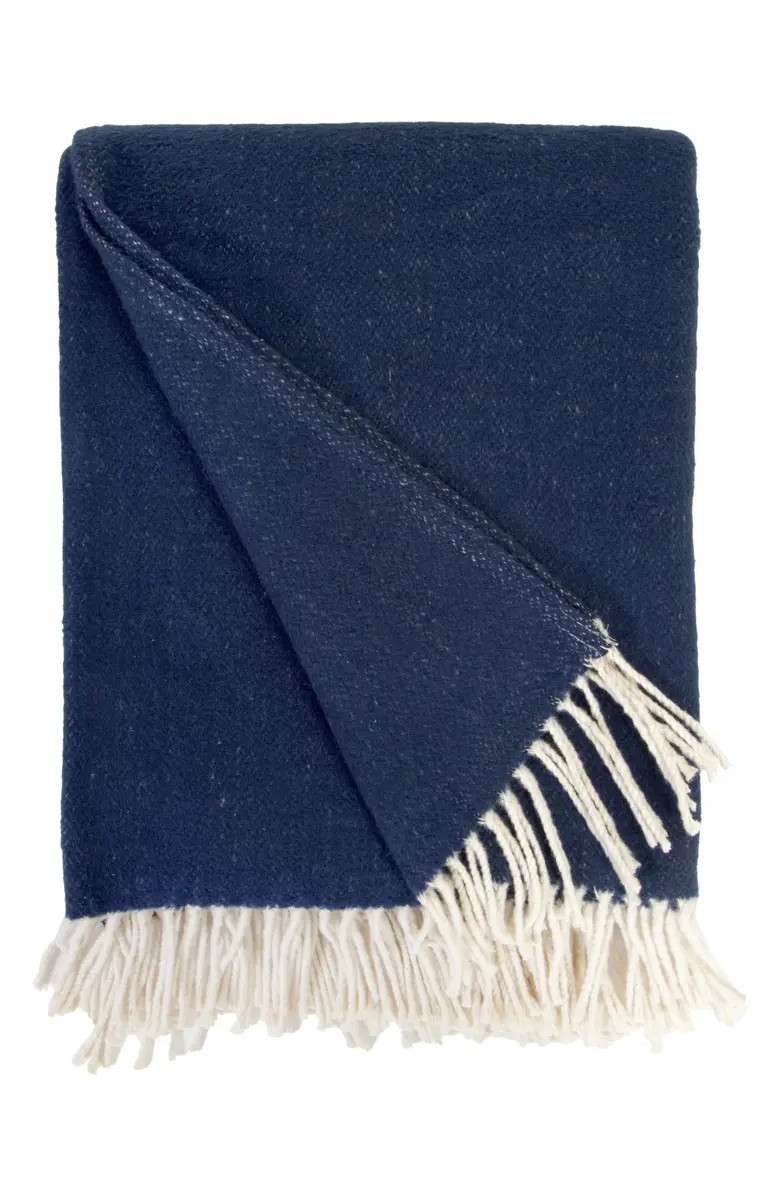 Pom Pom at Home Billie Fringe Cotton Throw Blanket | Nordstrom | Nordstrom