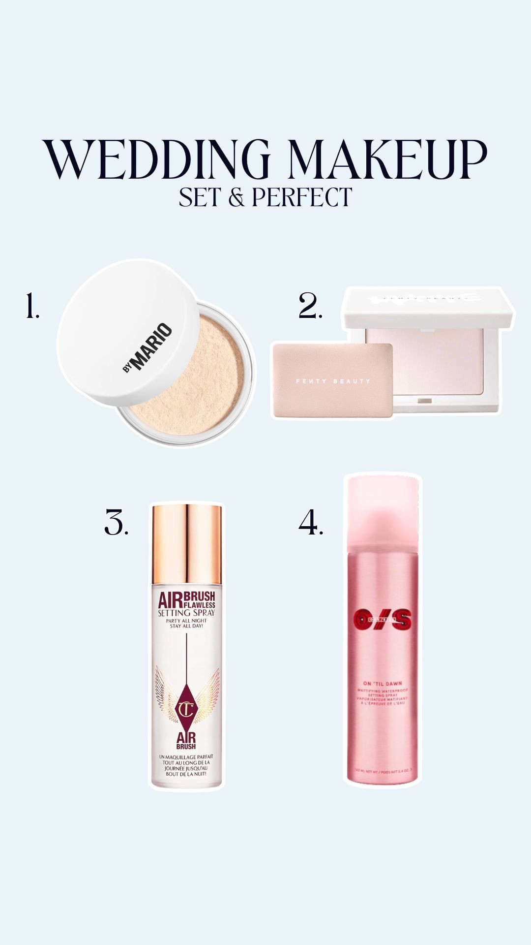 [2/20/26] wedding makeup recap 👰🏻‍♀️💍💄 set and perfect! linking my favorite powders and setting sprays! @Sephora 

#LTKgrwm #LTKWedding #LTKBeauty