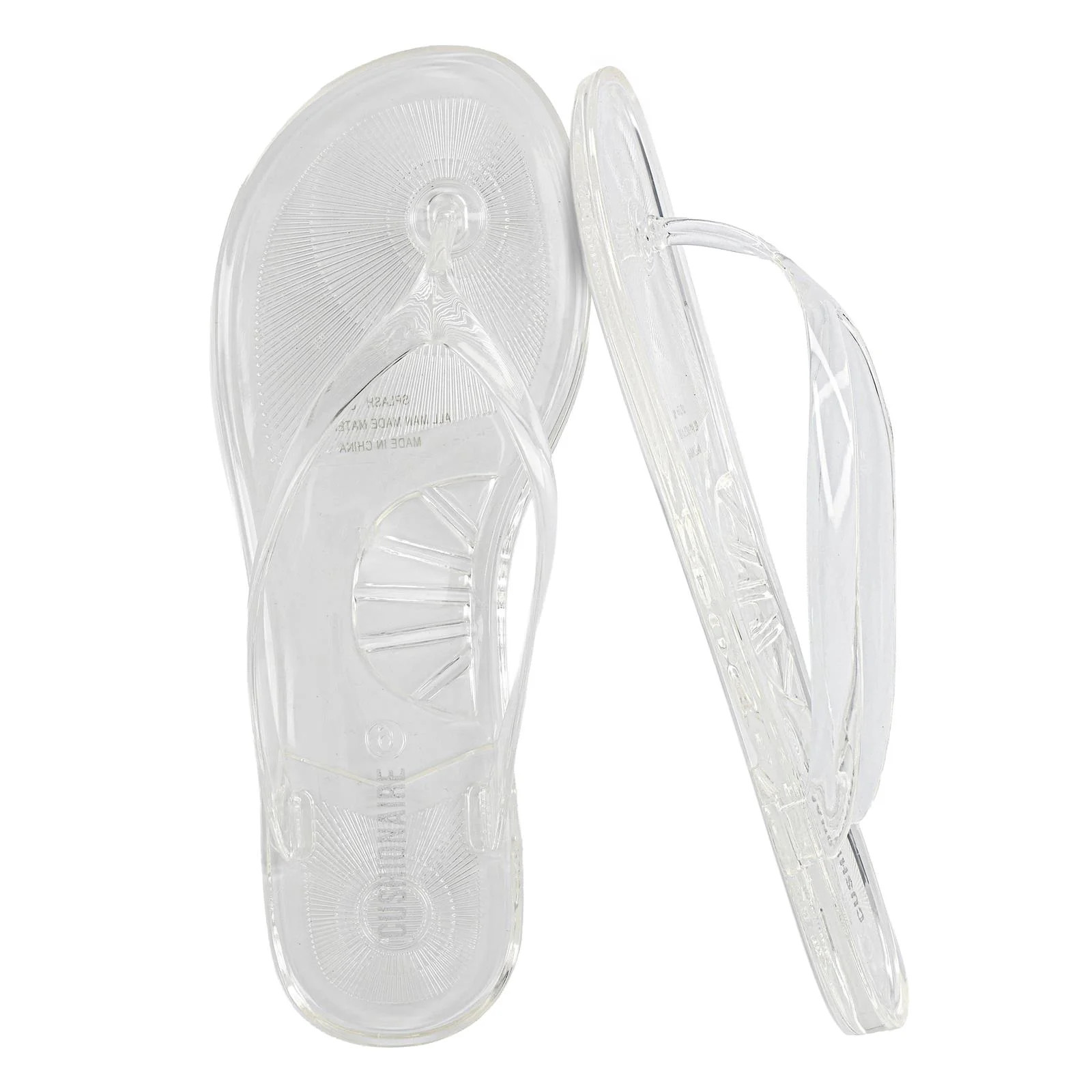 Cushionaire Splash Jelly Flip Flops for Women With Flexible Sole, Soft Footbed Summer Sandals for... | Walmart (US)