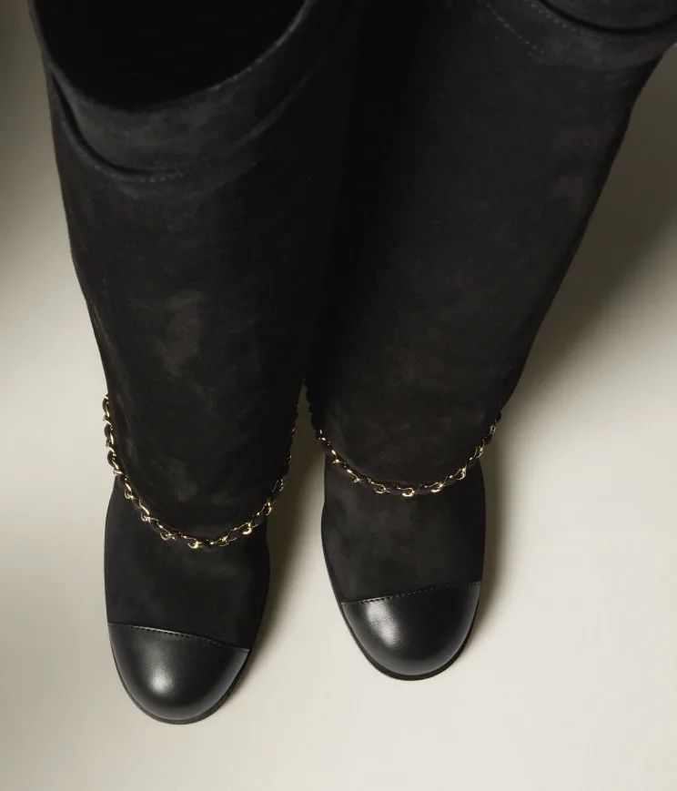 High Boots - Suede calfskin & lambskin — Fashion | CHANEL | Chanel, Inc. (US)