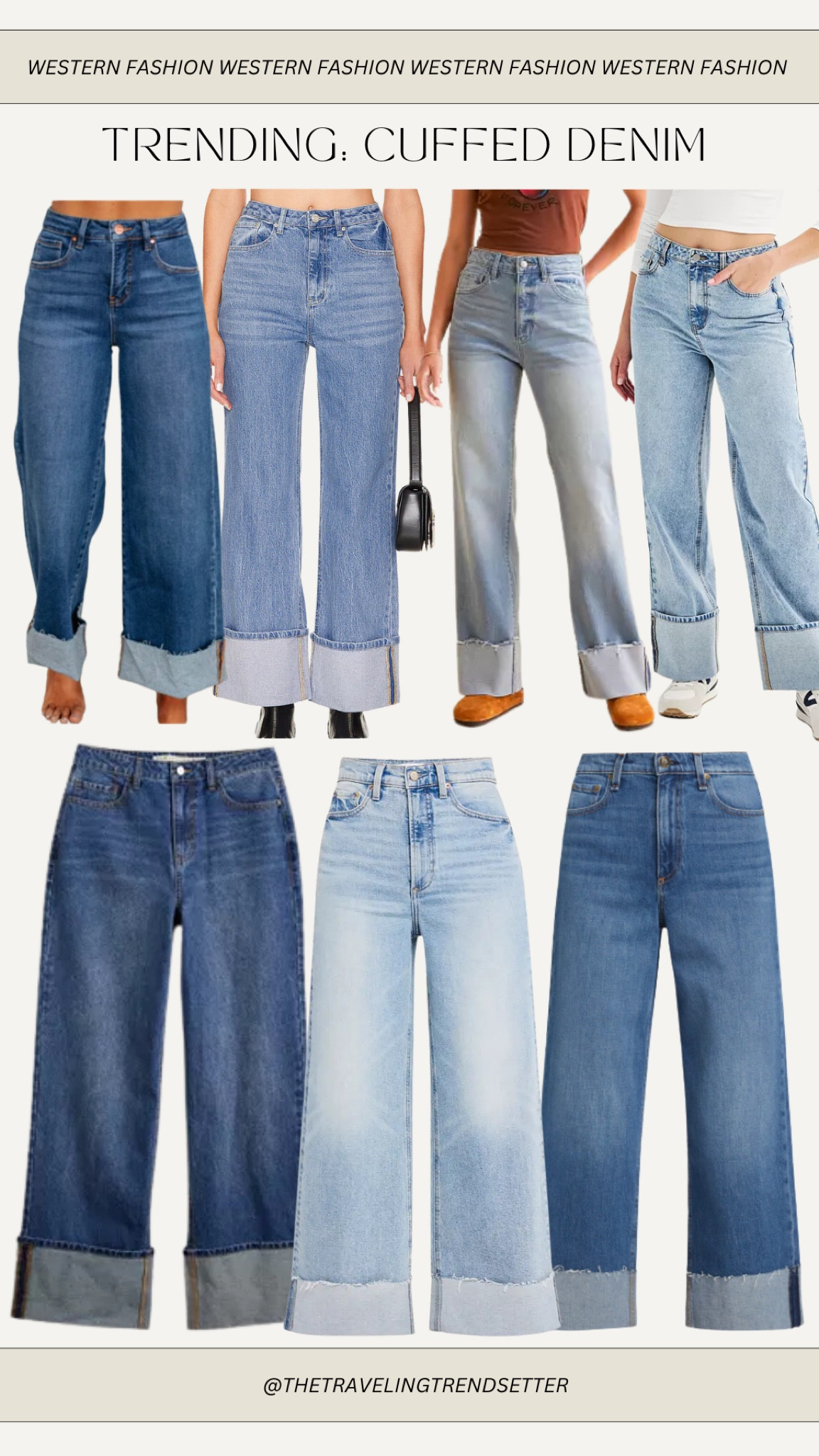 My viral cuffed light denim wide legged jeans - and other trendy styles - fall winter spring and summer. Women’s denim - pants  - western fashion - winter outfits  , everyday wear - budget friendly 

#LTKStyleTip #LTKMidsize #LTKFindsUnder50