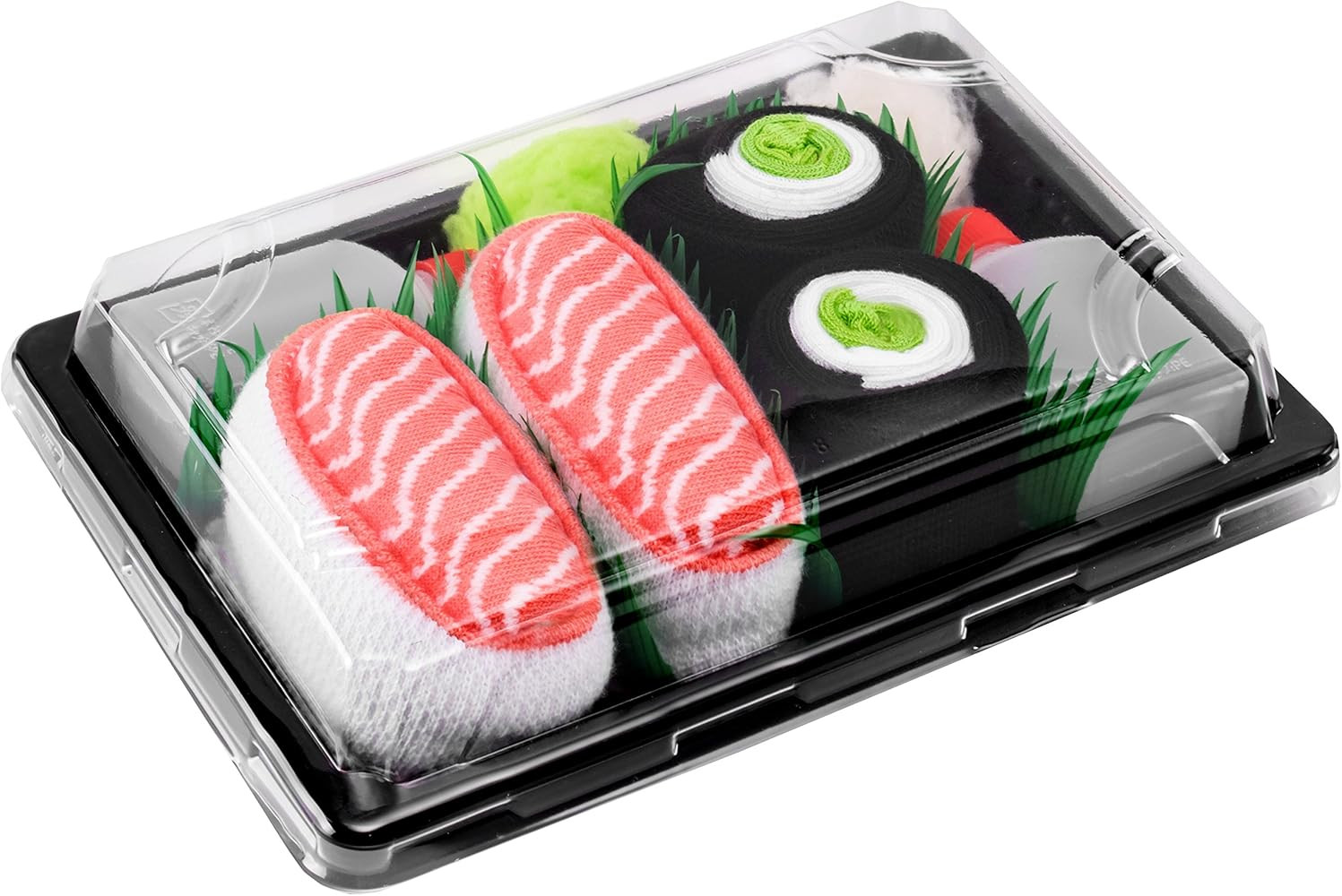 Rainbow Socks - Men's Women's - Sushi Socks Box Salmon Cucumber Maki - 2 Pairs | Amazon (US)