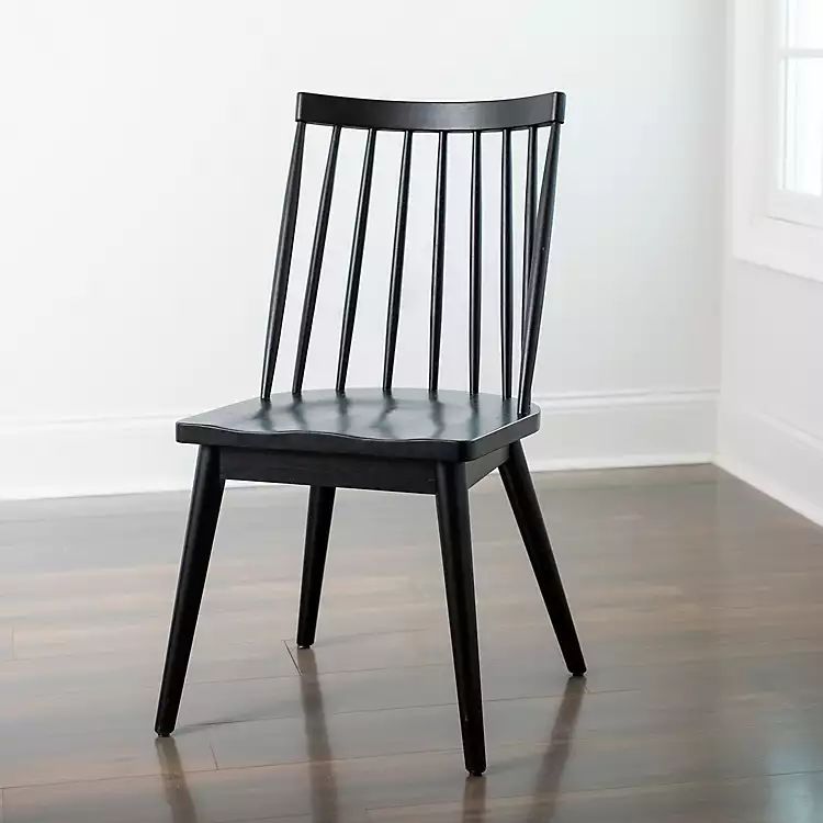 Black Windsor Dining Chair | Kirkland's Home