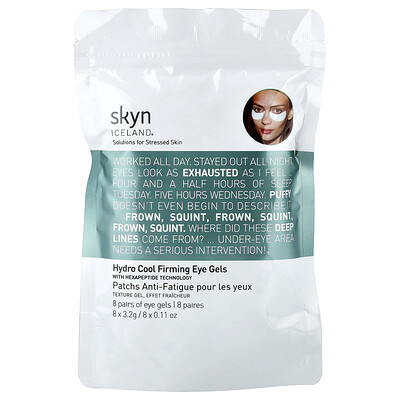 Skyn Iceland, Hydro Cool Firming Eye Gels, 8 Pairs | iHerb