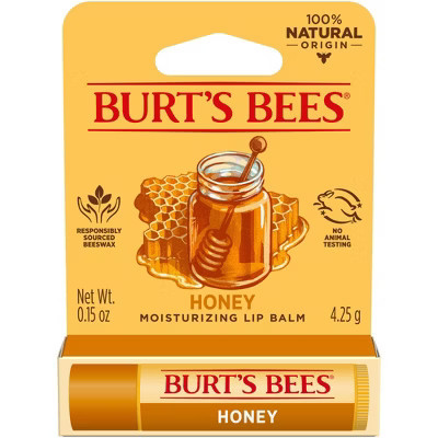Burt's Bees 100% Natural Origin Honey Lip Balm - 0.15oz​ | Target