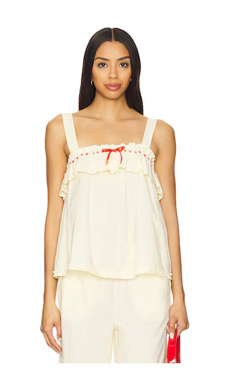 Tula Smock Cami in Butter & Red | Revolve Clothing (Global)