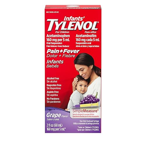 Infants' Tylenol Acetaminophen Liquid Medicine, Grape, 2 fl. oz | Amazon (US)