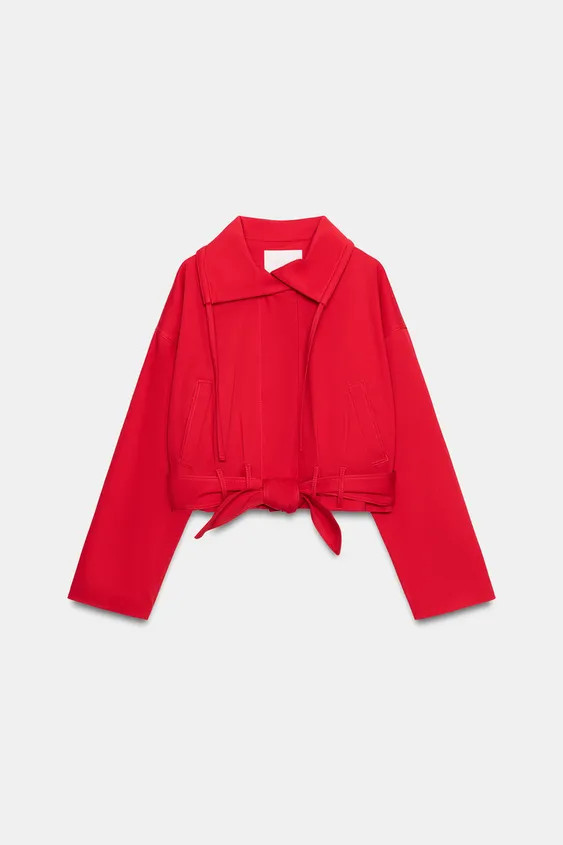 ZW COLLECTION BELTED JACKET | Zara US