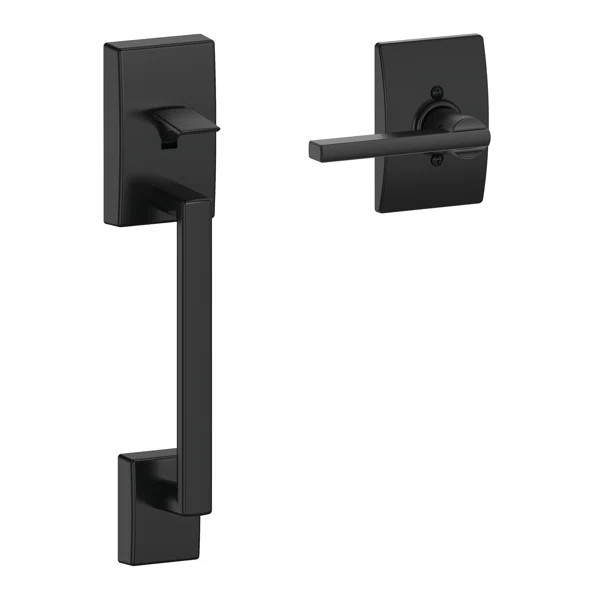 Century Lower Half Handleset Door Lever (Deadbolt Sold Separately) | Wayfair North America