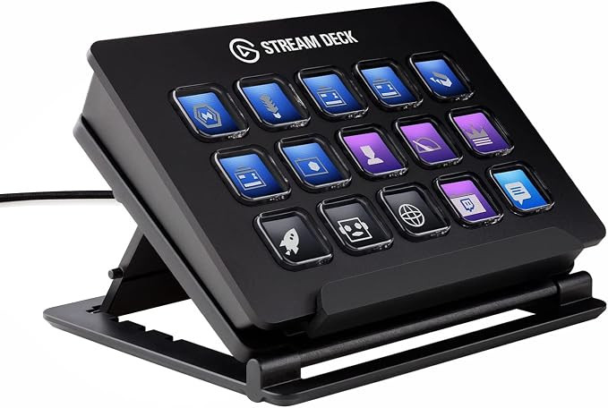 Elgato Stream Deck Classic - Live production controller with 15 customizable LCD keys and adjusta... | Amazon (CA)