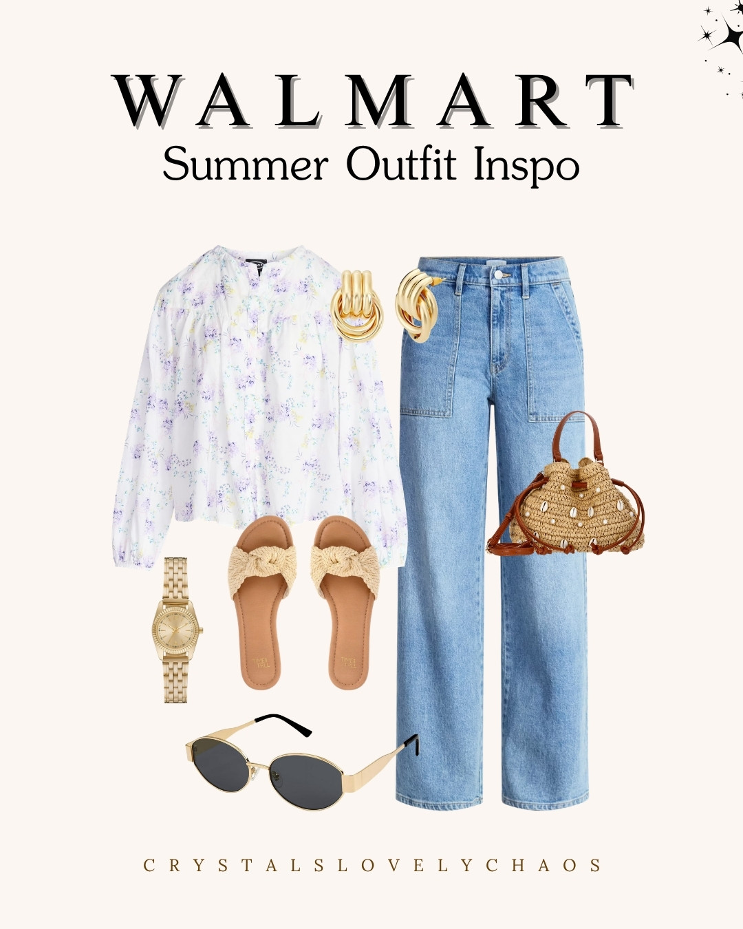 Walmart summer outfit inspo ✨ This can be your pffice outfit spring / summer outfit 

 #LTKootd #LTKmomlife #LTKSeasonal