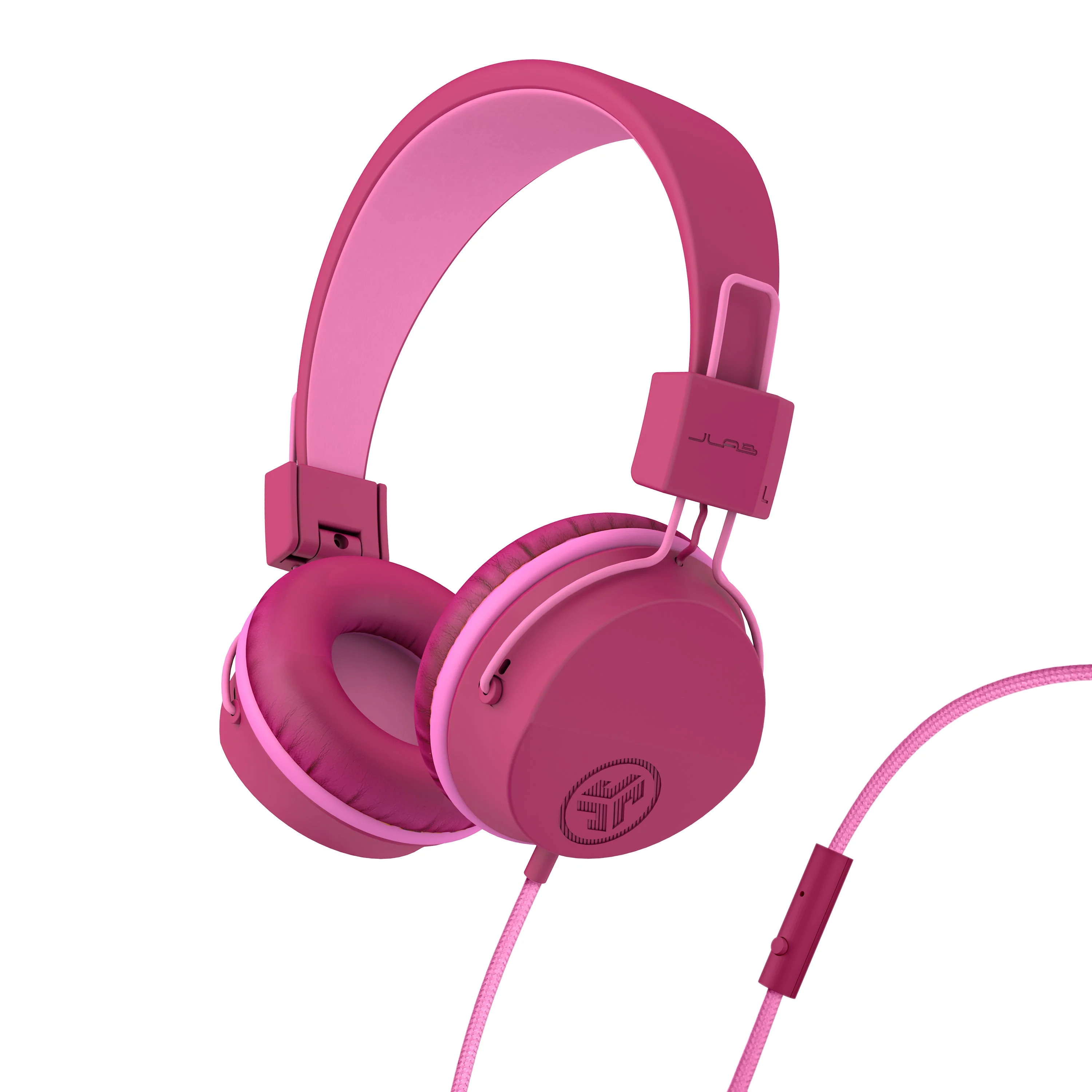 JBuddies Studio On-Ear Kids Wired Headphones Dark Pink | JLab