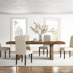 Loera Double Pedestal Dining Table | Wayfair North America