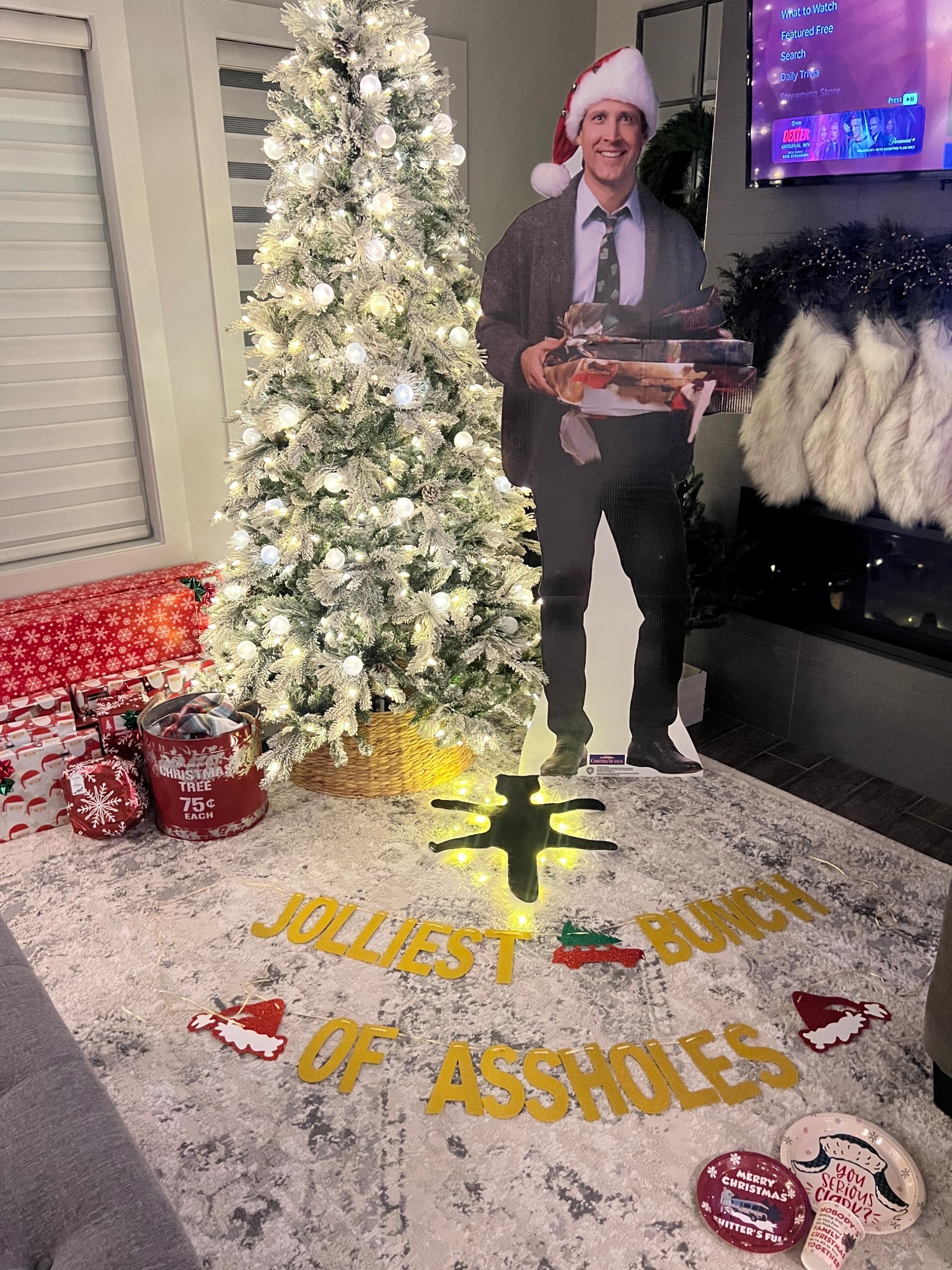 Christmas vacation party decor - holiday party decorations - Christmas tree 

#LTKHoliday #LTKHome #LTKSaleAlert