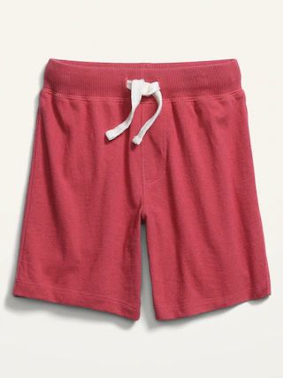 Rib-Knit-Waist Functional-Drawstring Shorts for Toddler Boys | Old Navy (US)