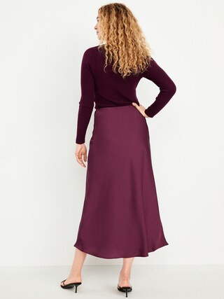 Satin Maxi Skirt | Old Navy (US)
