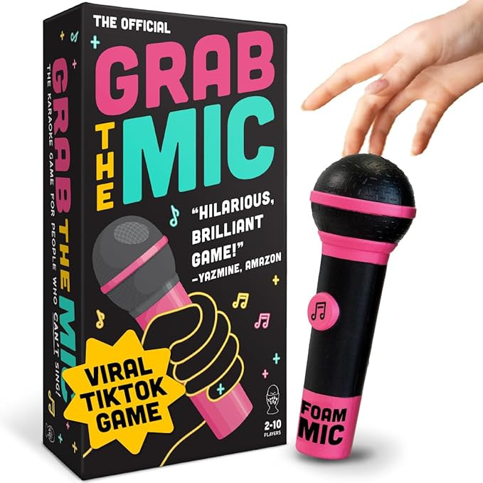 Lucky Egg Official Grab The Mic – Family Karaoke Game, 8+ Year Olds, 2-10 Players - Board Game ... | Amazon (US)